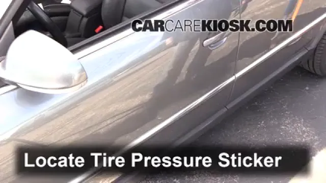 2005 Volkswagen Passat GLS 4 Motion 1.8L 4 Cyl. Turbo Wagon Pneus et roues Vérifier la pression des pneus